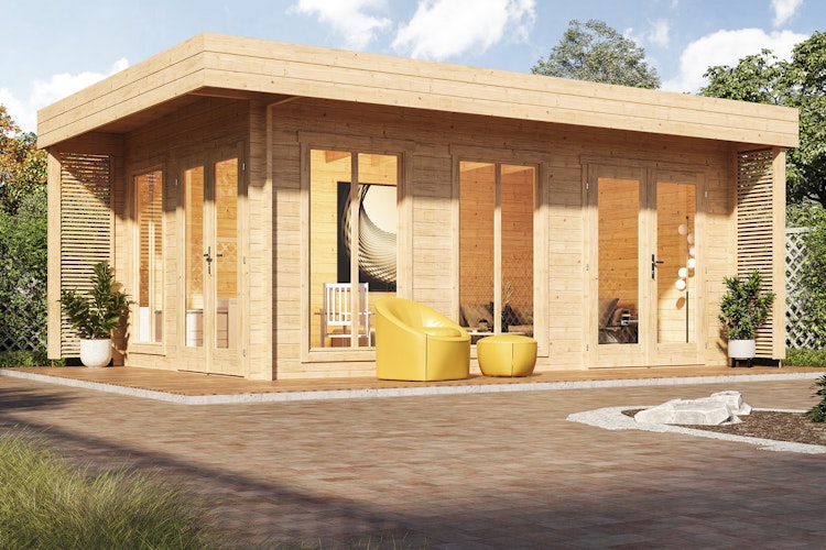 Wolff Finnhaus Gartenhaus Haldis 5335 - 44 mm