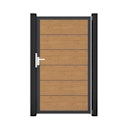 Vorschaubild GroJa BasicLine Premium Einzeltor Rahmen Aluminium Anthrazitgrau 1000 x 1800 mm