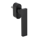Vorschaubild Griffwerk Fenstergriff VAYA 200 CUBICO Graphitschwarz L 7x40