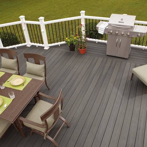 FIBERON Terrassendiele WPC Pro-Tec plus Earl Grey