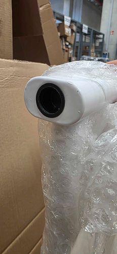 Heizkörper Lux 942 x 1000 x 50 mm RAL 9003 (Signalweiß) + Mittenanschluss, NA=50mm B-Ware