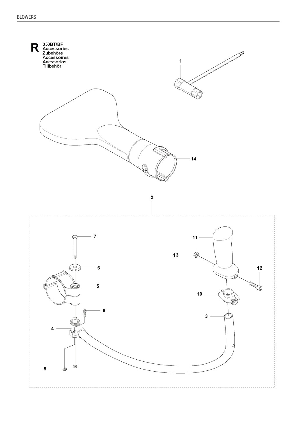 Explosionszeichnung Ersatzteile