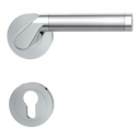 Vorschaubild Griffwerk CORINNA Schraubtechnik GK4 -Chrom/Edelstahl Rosettengarnitur -Schraubt. -PZ -TS 40-45mm