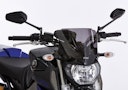Vorschaubild ERMAX Naked-Bike-Scheibe Acrylic durchsichtig Schwarz getönt für YAMAHA MT-09 / SP