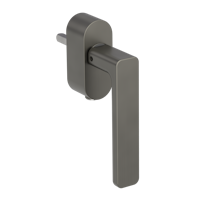 Griffwerk Fenstergriff VAYA 265 MINIMAL MODERN MINIMAL MODERN F2F Kaschmirgrau R 7x40