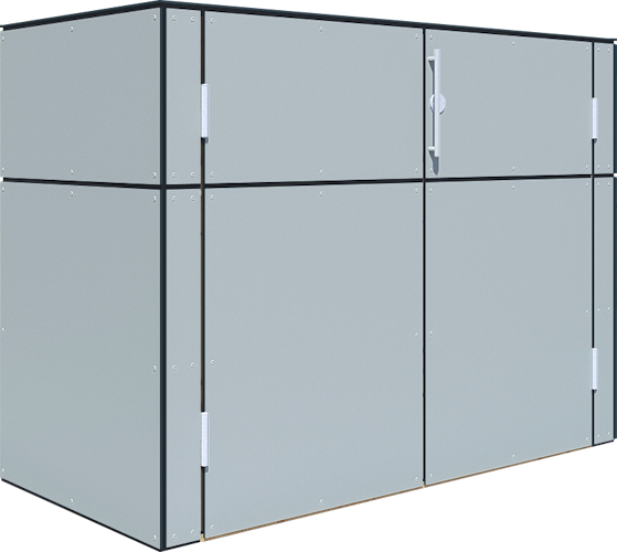 Bertilo HPL Geräteschrank Terrace - 6 mm