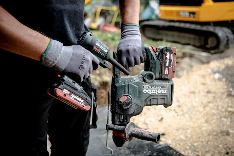 Metabo Akku-Blaspistole im Set mit 2x 4,0 Ah-Akku