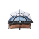 Vorschaubild Exit rechteckiger Rahmenpool mit Kartuschenfilteranlage und Sonnendach 220 x 150 cm (Höhe 65 cm)