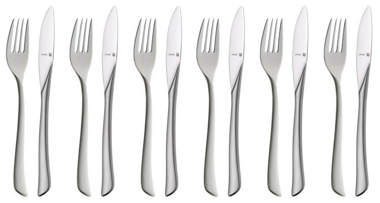 WMF Dessert-/ Frühstücksbesteck-Set 12-teilig Virginia Cromargan protect®