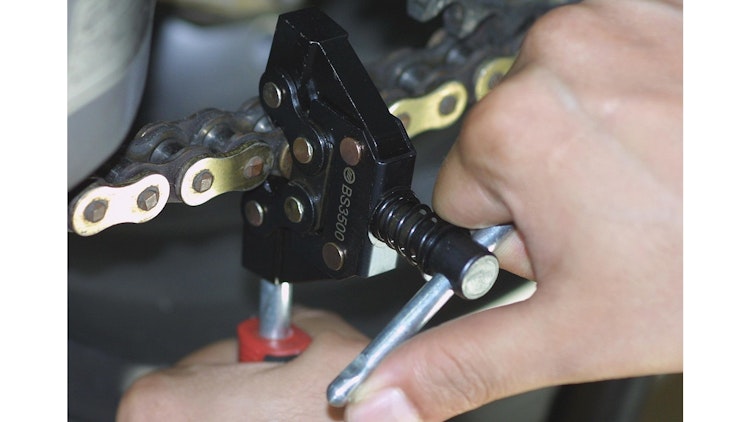 Bikeservice Kettennietlöser für 415 - 428 Kettenteilung