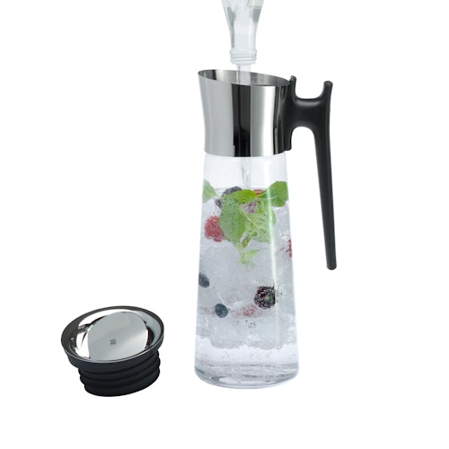 WMF Wasserkaraffe mit Griff 1,5 l schwarz Basic