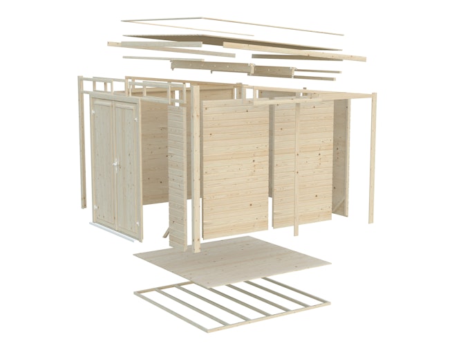 Palmako Gerätehaus Elias 4,9 m² - 16 mm