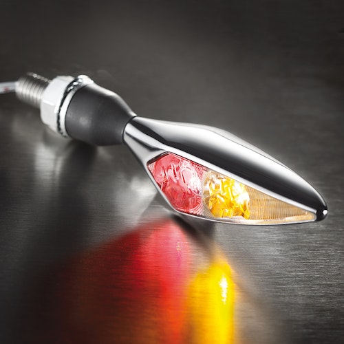 Kellermann LED-Blinker Micro Rhombus DF Chrom rechts