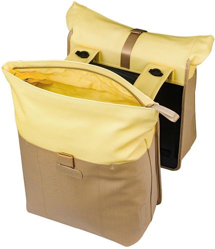 Basil Vive Doppeltasche beige / gelb