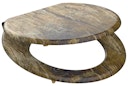 Vorschaubild MDF WC-Sitz SOLID WOOD mit Absenkautomatik
