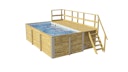 Vorschaubild Weka Massivholzpool 595 Gr. 1 - 45 mm - 400 x 301 cm