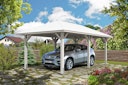 Vorschaubild Skan Holz Carport Taunus 374 x 656 cm