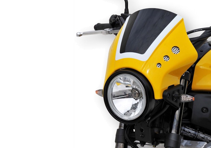 BODYSTYLE Sportsline Scheinwerferverkleidung ABS Kunststoff unlackiert für YAMAHA XSR700 / XTribute / Legacy 