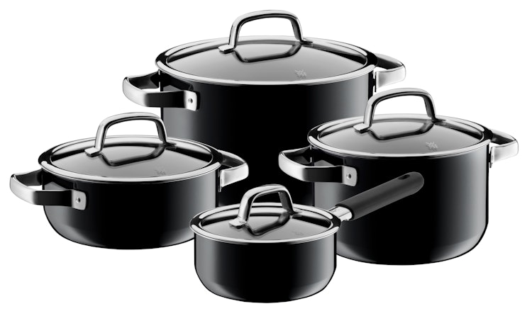 WMF Fusiontec Mineral Topf-Set, 4-teilig, Black