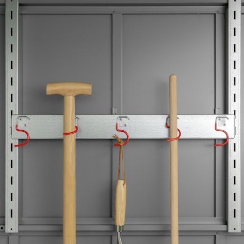 Wolff Finnhaus Gerätehalter inkl. Regalhalter für Gerätehaus Fascinato