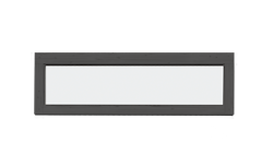 Weka feststehendes Fenster für Gartenhaus Batu 150 x 45 cm