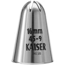 Vorschaubild Kaiser Sterntülle geschlossen 16 mm Profi Deko-Center