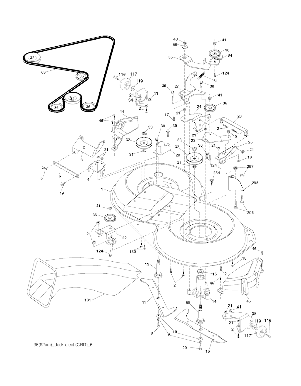 Explosionszeichnung Ersatzteile