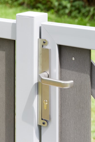 TraumGarten RAJA WPC ALU XL Anthrazit Einzeltor auf Maß