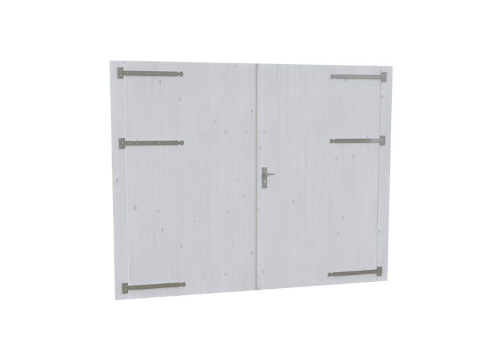 Skan Holz Garagentor für Falun zweiflüglig
