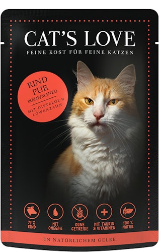 Cat's Love Adult 85g Beutel Katzennassfutter