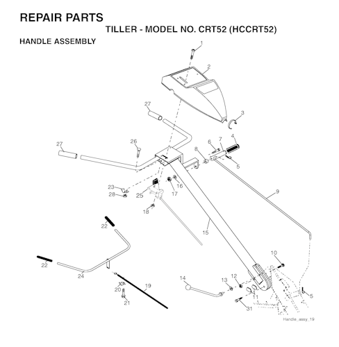 Husqvarna Motorhacken CRT 52, HCCRT52, 954140020, 1997-01