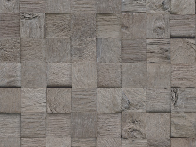 INDO rustikale Holzwandverkleidung Teak Classic CUBe ETC 92 SB Java