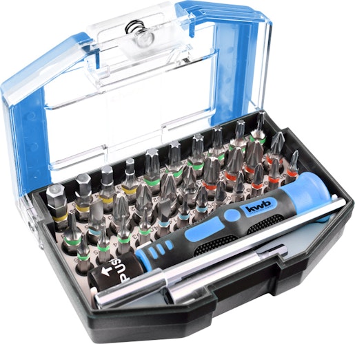 kwb Bit-Box 35-tlg m. Gürtelclip 119000