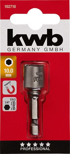 kwb Steckschl. 10mm, Magnet, E6.3 102710