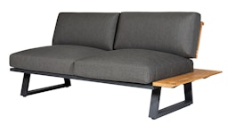 Diamond Garden Modullounge lange Ecke rechts NORA Sun & Rain, Aluminium / Recycled Teak / Tuvatextil (100 % Polyacryl)Zubehörbild