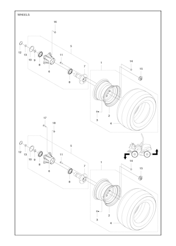 Husqvarna Rider 967848001 P 525D mit Kabine