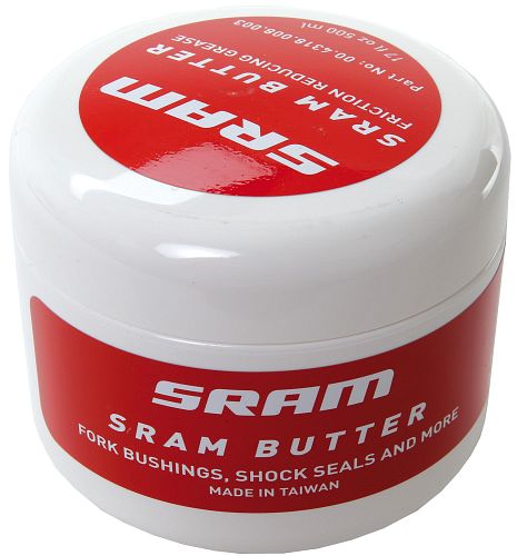 SRAM Fett Butter 500 ml Dose weiß/rot