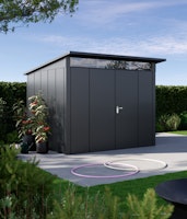 Hörmann Metall-Gerätehaus Juno JPD mit Pultdach