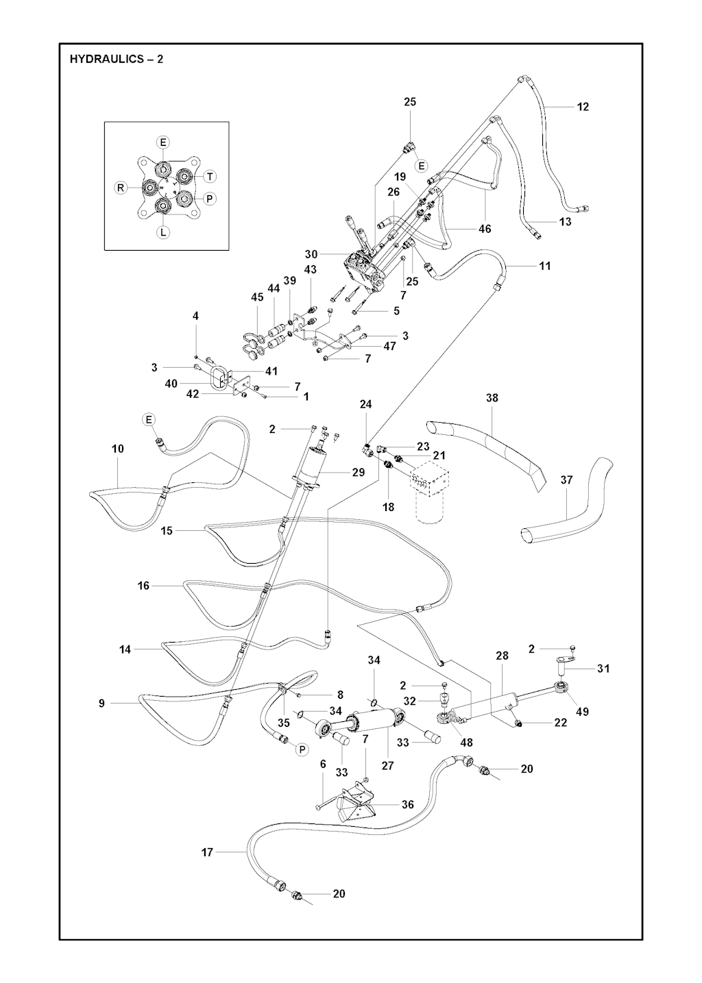 Explosionszeichnung Ersatzteile