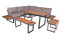 Vorschaubild Garden Pleasure Ecklounge BELMIRA, Aluminium / Nonwood / Kissen 100 % Polyester