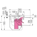 Vorschaubild KESSEL 27301 - Kellerablauf Drehfix 150 x 190 mm
