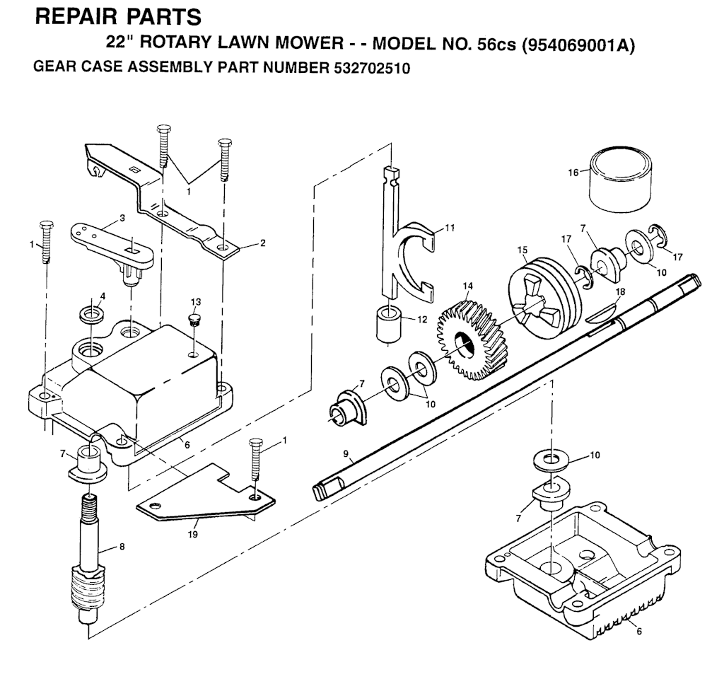 Explosionszeichnung Ersatzteile