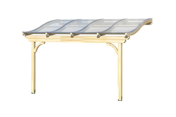 Skan Holz Terrassenüberdachung Verona o. Mittelpfosten Breite 434 cm