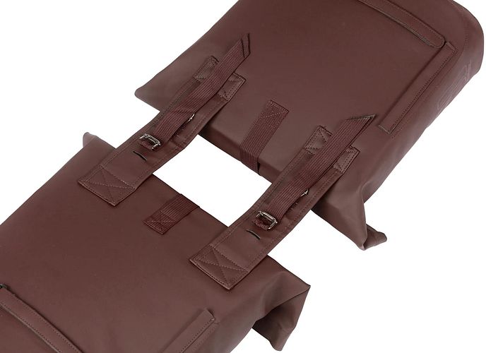 Basil City Double Pannier Bag Doppeltasche braun roasted brown MIK