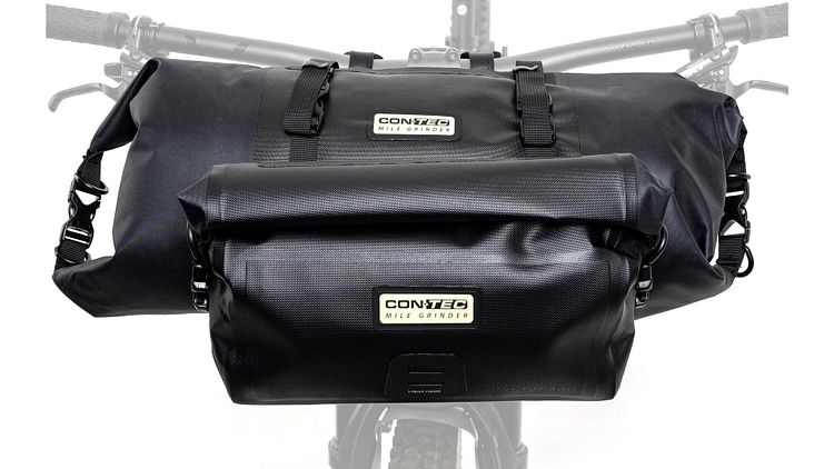 CONTEC Lenkertasche Mile Grinder Front schwarz