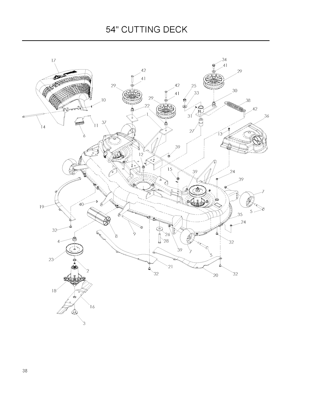 Explosionszeichnung Ersatzteile