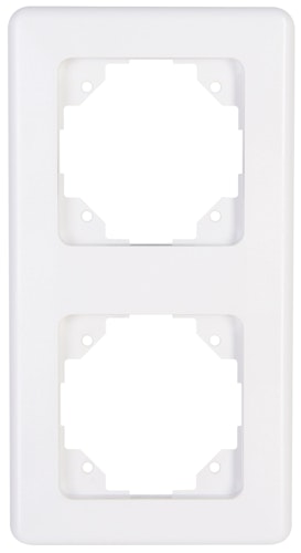 Kopp Abdeckrahmen EUROPA 2-fach arktis-weiß