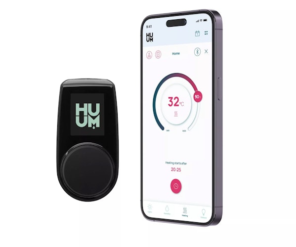 Karibu 4,5 kW Saunaofen finnisch anthrazit inkl. Huum WLAN Steuergerät mit App-Steuerung