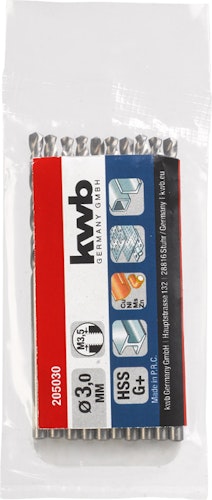 kwb HSS-G Boh 3,0mm LS PRE 205030