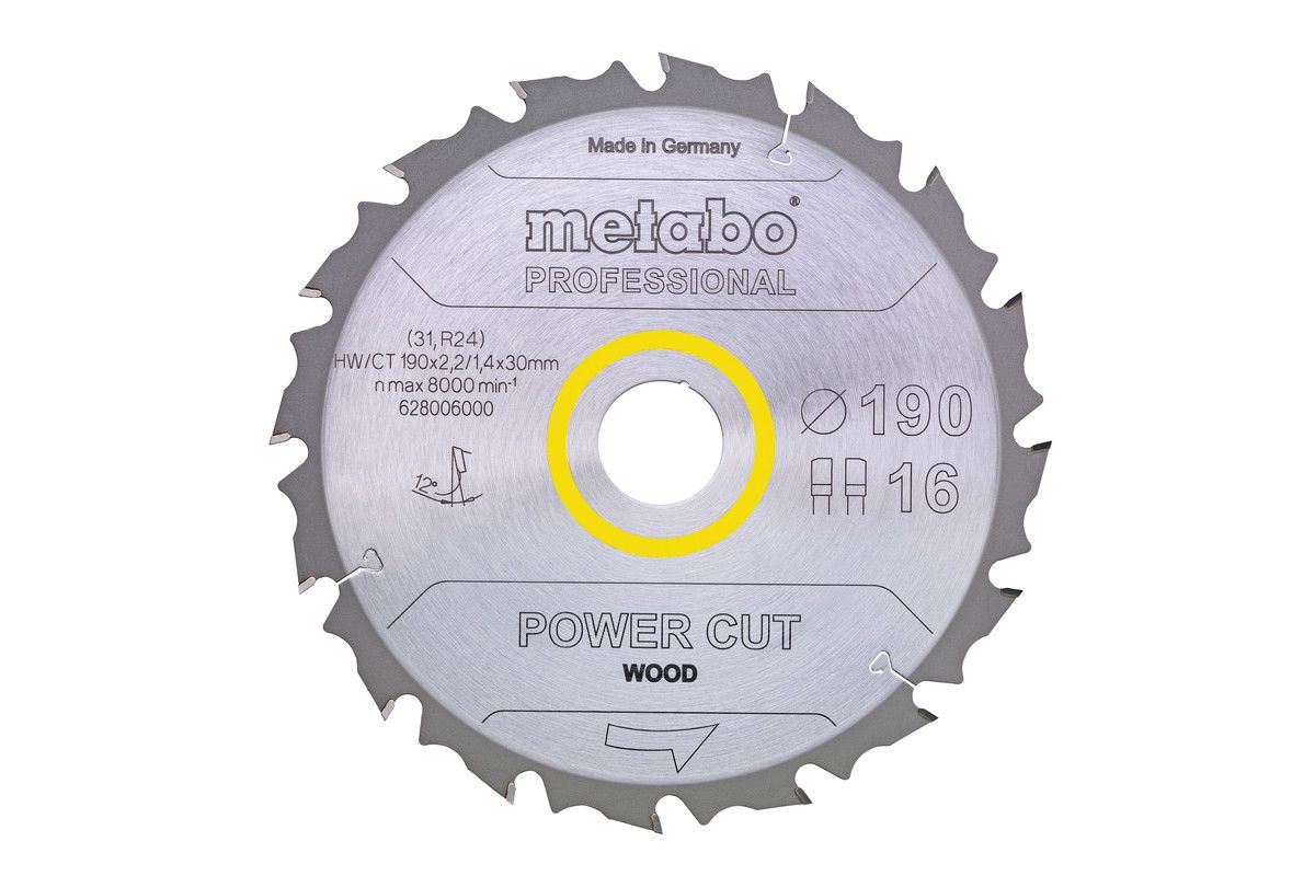 Metabo Sägeblatt "power cut wood - professional"230x2,6/1,8x30Z24 WZ 20°